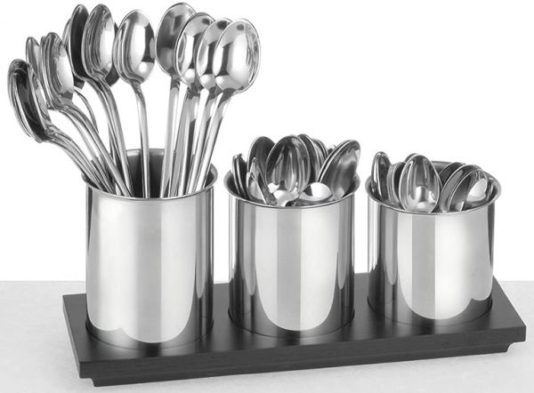 Kaffeelöffelbehälter im 3er Set Kaffeelöffelbehälter im 3er Set von Metallurgica Motta