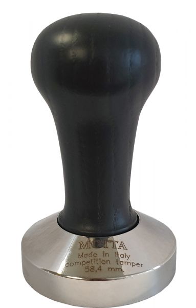 Motta Edelstahl Tamper mit Holzgriff Schwarz Motta Edelstahl Tamper mit Holzgriff Schwarz von Metallurgica Motta