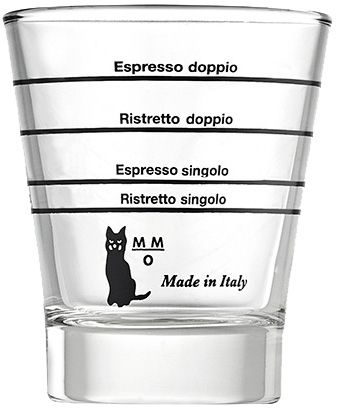 Motta - Messglas für Espresso und Ristretto von Metallurgica Motta