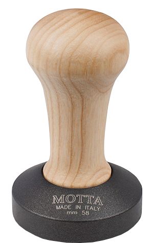 Motta Tamper "Nonstick" mit Holzgriff von Metallurgica Motta