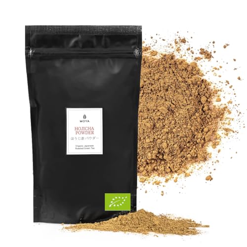 Moya Matcha Hojicha Pulver gerösteter grüner Tee, Houjicha-Pulver, 250 g, Hojicha Latte-Tee aus Japan von Moya Matcha