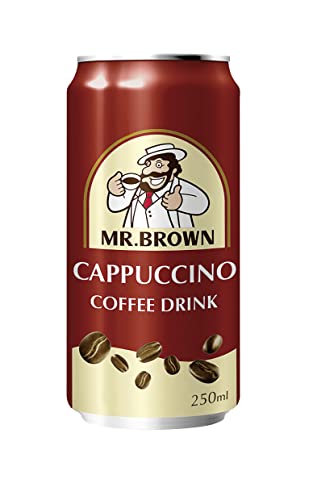 Mr. Brown Cappuccino Coffee Drink, inkl. Pfand, 24er Pack (24 x 250 ml) von MR BROWN