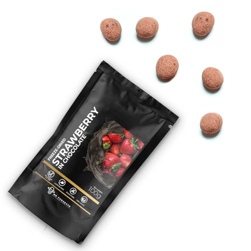 Erdbeeren Gefriergetrocknet in Schokolade - Mr Fudgesto - Premium Genuss - Ohne Zucker - Gesunder Snack - Kakaoüberzogene Nüsse und Früchte - 100g Erdbeeren Gefriergetrocknet in Schokolade - Mr Fudgesto - Premium Genuss - Ohne Zucker - Gesunder Snack - Kakaoüberzogene Nüsse und Früchte - 100g von MR FUDGESTO Artisan Delicacies