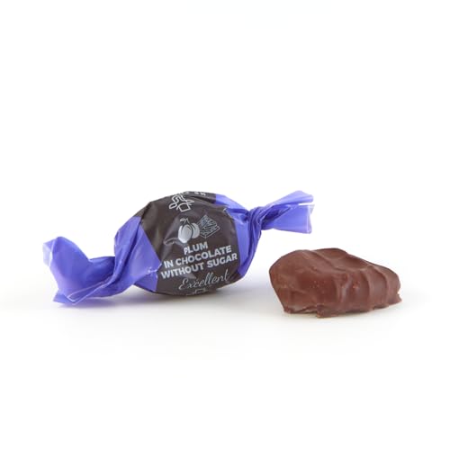 Pflaumen in Schokolade - Mr Fudgesto Sweets - Premium Genuss - Gesunder Snack - Getrocknete Pflaumen - Kakaoüberzogene Nüsse und Früchte - 200g von MR FUDGESTO Artisan Delicacies