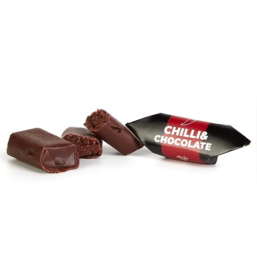 Traditionelle Karamellbonbons - Handgefertigt & Frisch Fudge - Geschmack: Chili & Schokolade - Mr Fudgesto Süßigkeiten aus Karamell - Kuhbonbon - Box 900 g Traditionelle Karamellbonbons - Handgefertigt & Frisch Fudge - Geschmack: Chili & Schokolade - Mr Fudgesto Süßigkeiten aus Karamell - Kuhbonbon - Box 900 g von MR FUDGESTO Artisan Delicacies