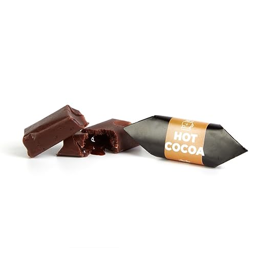 Traditionelle Karamellbonbons - Frisch Fudge - Geschmack: Kakao - Mr Fudgesto Süßigkeiten aus Karamell - Kuhbonbon - Box 250 g Traditionelle Karamellbonbons - Frisch Fudge - Geschmack: Kakao - Mr Fudgesto Süßigkeiten aus Karamell - Kuhbonbon - Box 250 g von MR FUDGESTO Artisan Delicacies