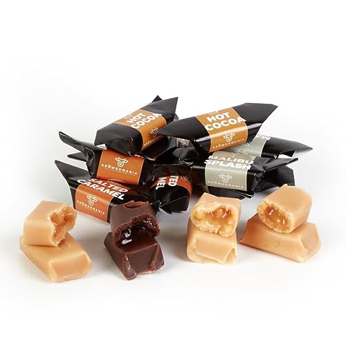 Traditionelle Karamellbonbons - Frisch Fudge - Mix|Original|Gesalzenes Karamell|Malibu|Kakao - Mr Fudgesto Süßigkeiten - Kuhbonbon - Groß Box 1,5 kg Traditionelle Karamellbonbons - Frisch Fudge - Mix|Original|Gesalzenes Karamell|Malibu|Kakao - Mr Fudgesto Süßigkeiten - Kuhbonbon - Groß Box 1,5 kg von MR FUDGESTO Artisan Delicacies