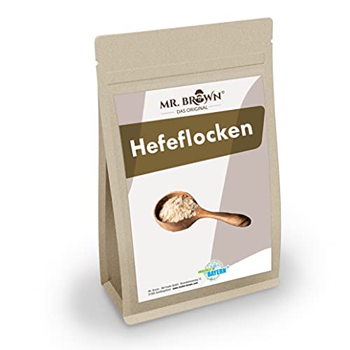 1000g Hefeflocken, ideal als Topping für viele Gerichte, vegan (1 kg - neutral) von MR. BROWN