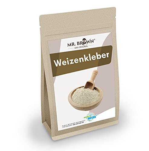 1kg Weizenkleber Weizengluten Getreideeiweiß für besseres Volumen beim Backen von MR. BROWN