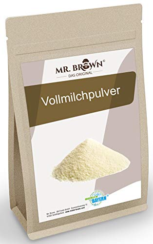 Mr.Brown Vollmilchpulver 1 kg | zum Backen | sprühgetrocknet | Milchpulver als Alternative zur frischen Milch von MR. BROWN