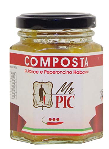 Kompott aus Orangen und Habanero Peperoncino 110 gr Kompott aus Orangen und Habanero Peperoncino 110 gr von MR. PIC