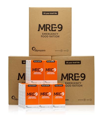 MRE-9 Notration 3 Monate | 20 Jahre Haltbarkeitsdauer | Extra Vitamine | 90 x 500g Notration | der leckerste Geschmack | langanhaltende Nahrung MRE-9 Notration 3 Monate | 20 Jahre Haltbarkeitsdauer | Extra Vitamine | 90 x 500g Notration | der leckerste Geschmack | langanhaltende Nahrung von MRE-9