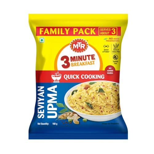 MTR Seviyan Upma Pouch, 3 Minuten Frühstück, 160 g von MTR
