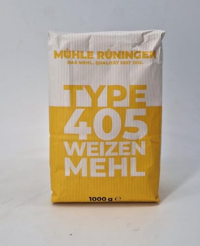 Weizen Mehl MÜHLE RÜNINGEN, Typ 405-10 x 1kg von MÜHLE RÜNINGEN