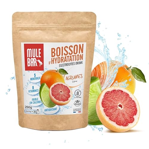 Boisson d'hydratation Mulebar agrumes 600g von MULEBAR