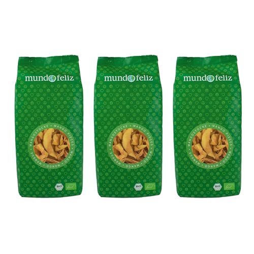 Mundo Feliz Getrocknete Mangostreifen aus Bio-Anbau, 3 x 200 g Mundo Feliz Getrocknete Mangostreifen aus Bio-Anbau, 3 x 200 g von Mundo Feliz