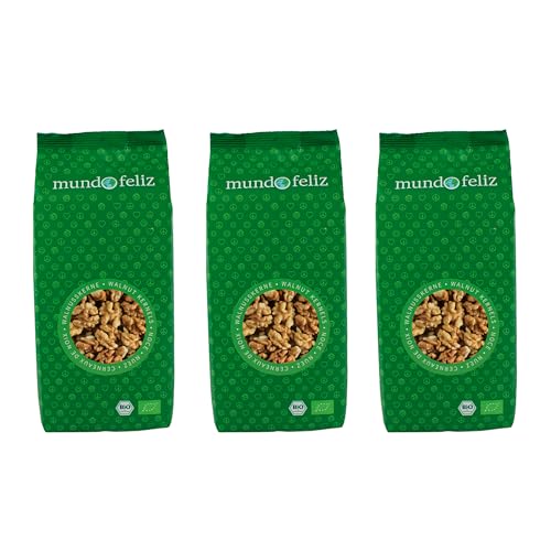 Mundo Feliz Walnushälften aus Bio-Anbau, 3 x 300 g Mundo Feliz Walnushälften aus Bio-Anbau, 3 x 300 g von Mundo Feliz