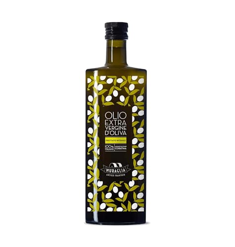 Frantoio Muraglia, Glasflasche mit Natives Olivenöl Extra Essenz Intensiv Fruchtig 500ml von MURAGLIA ANTICO FRANTOIO