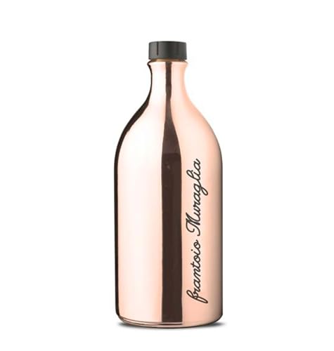 Frantoio Muraglia, Glasbehälter Rosè Gold mit Nativem Olivenöl Extra 500ml, intensiv fruchtig von MURAGLIA ANTICO FRANTOIO