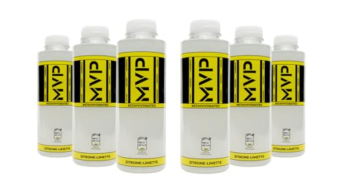Elektrolyt-Getränk MVP #stayhydrated mit Zitrone-Limette Geschmack - mit Traubenzucker, Kalium, Calcium und Magnesium (Sixpack) von MVP #stayhydrated