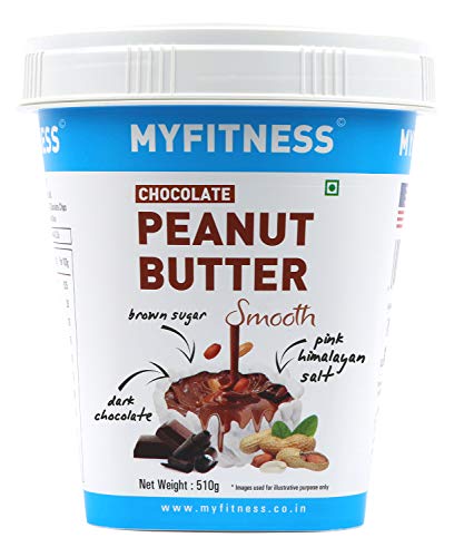 MYFITNESS Peanut Butter Chocolate Smooth Non-GMO Gluten-Free No Preservative All Natural Ingredient High Protein Made with American Recipe, 510 gm von MYFITNESS