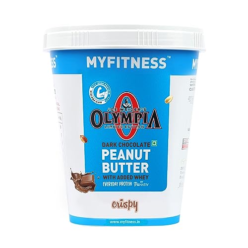 MYFITNESS Peanut Butter Dark Chocolate Olympia Non-GMO Gluten-Free No Preservative All Natural Ingredient High Protein Made with American Recipe, 1 kg MYFITNESS Peanut Butter Dark Chocolate Olympia Non-GMO Gluten-Free No Preservative All Natural Ingredient High Protein Made with American Recipe, 1 kg von MYFITNESS