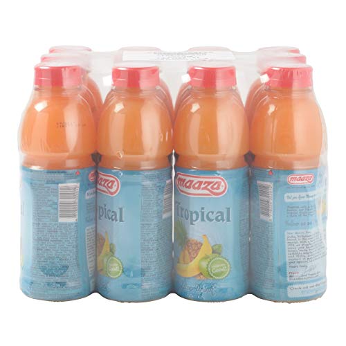Maaza Fruchtgetränk tropisch 12 Verschlussflaschen x 50 cl von Maaza