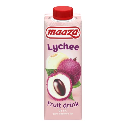 Maaza Lychee Fruit Drink, Fruchtsaft zum Genießen, 8 Packungen (8x330ml) von Maaza
