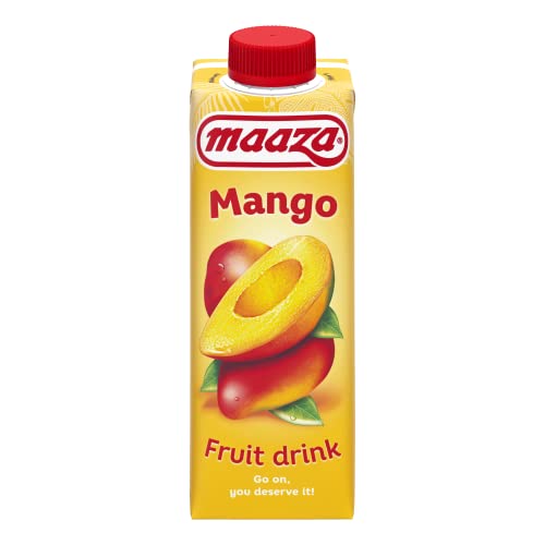 Maaza Mango Fruit Drink, Fruchtsaft zum Genießen, 8 Packungen (8x330ml) von Maaza