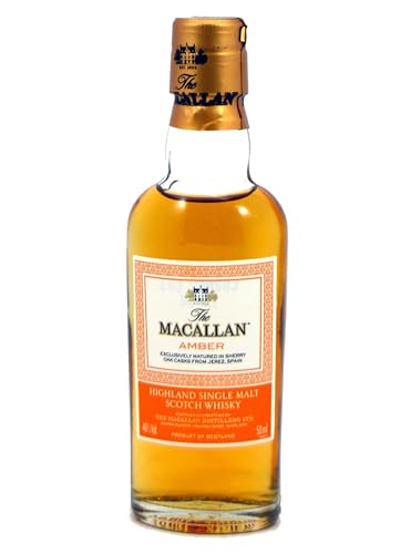 Macallan Amber The 1824 Series mit Geschenkverpackung Whisky (1 x 0.05 l) von Macallan