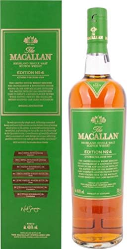 The Macallan EDITION N° 4 Highland Single Malt Scotch Whisky 48,4% Volume 0,7l in Geschenkbox Whisky von Macallan