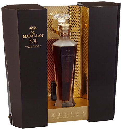 Macallan No. 6 in Lalique Decanter mit Geschenkverpackung Whisky (1 x 0.7 l) von Macallan