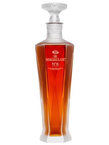 Macallan No. 6 in Lalique Decanter mit Geschenkverpackung Whisky (1 x 0.7 l) von Macallan