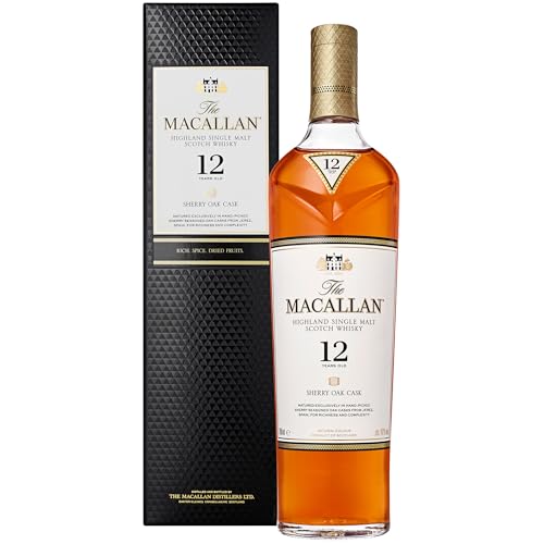 Macallan Sherry Oak 12 Years Old mit Geschenkverpackung (1 x 0.7 l), Whisky von Macallan