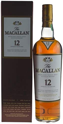 Rarität: The Macallan Whisky 12 Jahre Sherry Oak 0,7l inkl. Geschenkkarton von Macallan