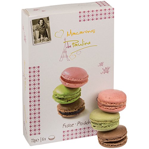 Macarons de Pauline Macarons Mix Erdbeere, Pistazie und Schokolade Macarons de Pauline Macarons Mix Erdbeere, Pistazie und Schokolade von Macarons de Pauline
