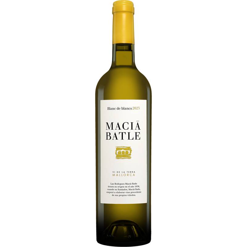 Macià Batle »Blanc de Blancs« 2023  0.75L 14% Vol. Weißwein Trocken aus Spanien von Macià Batle