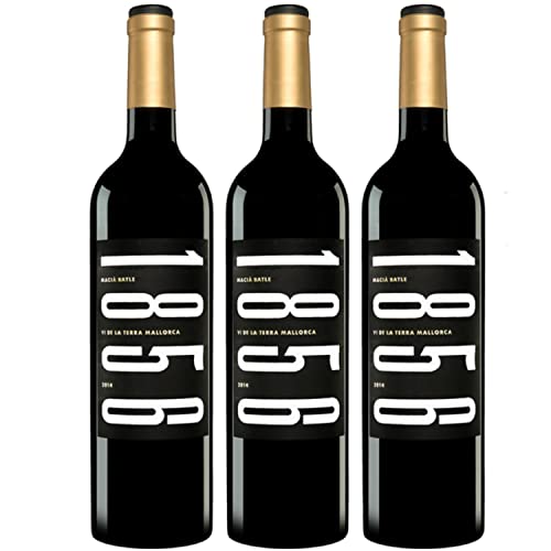 Macia Batle Tinto 1856 Rotwein Cuvée Wein Trocken aus Mallorca I Versanel Paket (3 x 0,75l) von Macià Batle