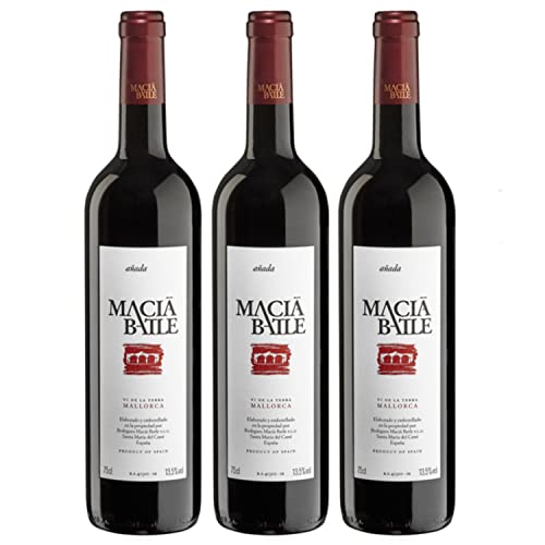 Macià Batle Tinto Anada Rotwein Cuvée Wein Trocken aus Mallorca I Versanel Paket (3 x 0,75l) von Macià Batle