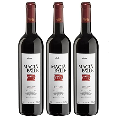 Macià Batle Tinto Anada Rotwein Cuvée Wein Trocken aus Mallorca I Versanel Paket (3 x 0,75l) von Macià Batle