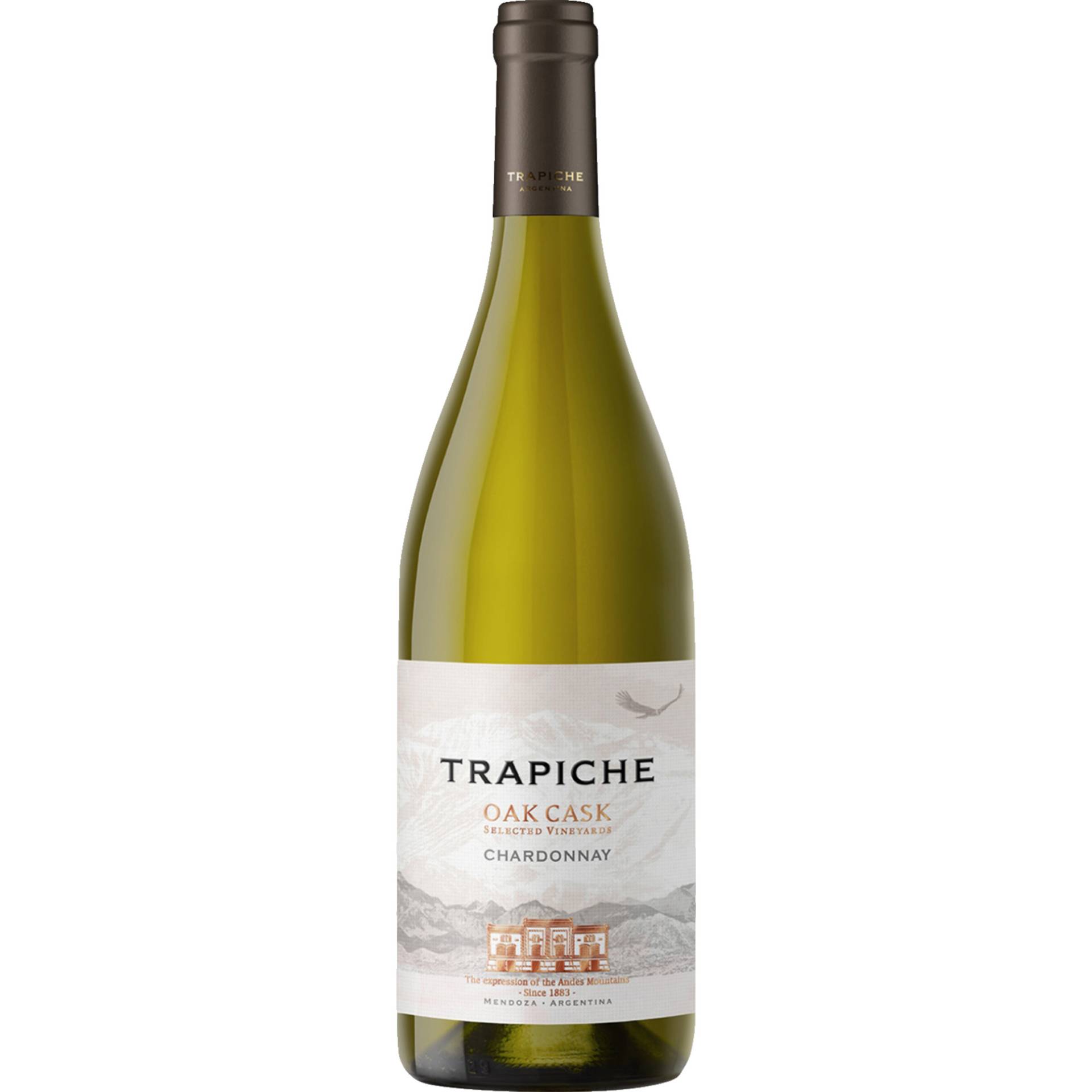 Trapiche Oak Cask Chardonnay, Mendoza, Mendoza, 2022, Weißwein von Mack & Schühle, Neue Strasse 45, 73277 Owen, Deutschland