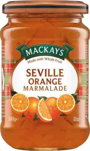 MacKays Seville Orange Marmalade, Orangenmarmelade - 6x 340 g von Mackays