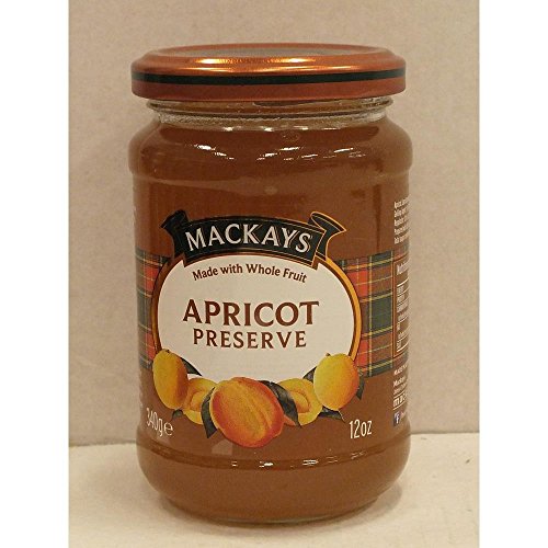 Mackays Apricot Marmalade 340g Glas (Aprikosen-Marmelade) von Mackays