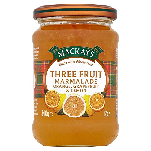 Mackays Drei Fruit Marmalade (340g) - Packung mit 2 von Mackays