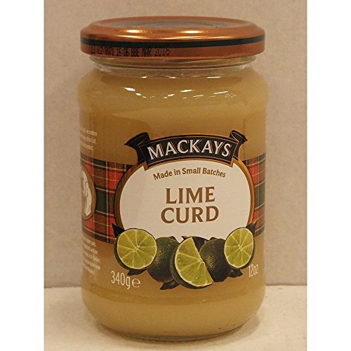 Mackays Lime Curd 340g Glas (Limonen-Creme) von Mackays