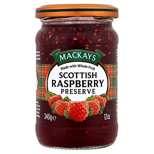 Mackays Scottish Himbeere-Konfitüre (340g) - Packung mit 2 von Mackays