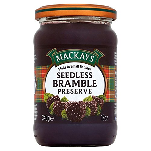 Mackays Seedless Bramble Preserve (340g) - Packung mit 2 von Mackays