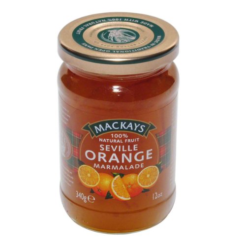 Mackays Seville Orange Marmalade 340g Glas (Marmelade aus Sevilla-Orangen) von Mackays