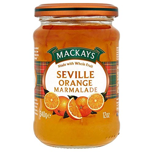 Mackays natürliche Frucht Sevilla Orangenmarmelade (340g) - Packung mit 2 von Mackays