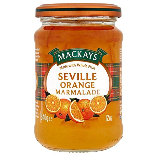 Mackays natürliche Frucht Sevilla Orangenmarmelade (340g) - Packung mit 6 von Mackays